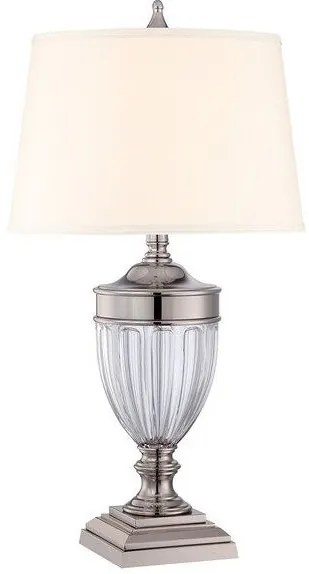 Επιτραπέζιο Φωτιστικό 1xE27 Dennison Elstead Lighting-QZ-DENNISON-PN-Νίκελ Ματ QZ-DENNISON-PN
