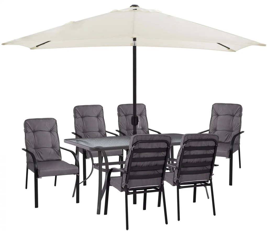 ΣΕΤ ΤΡΑΠΕΖΑΡΙΑ 8ΤΜΧ ΤΡΑΠΕΖΙ, ΠΟΛΥΘΡΟΝΕΣ ΓΚΡΙ & ΟΜΠΡΕΛΑ ΜΠΕ ΓΚΡΙ FB911477 9997902