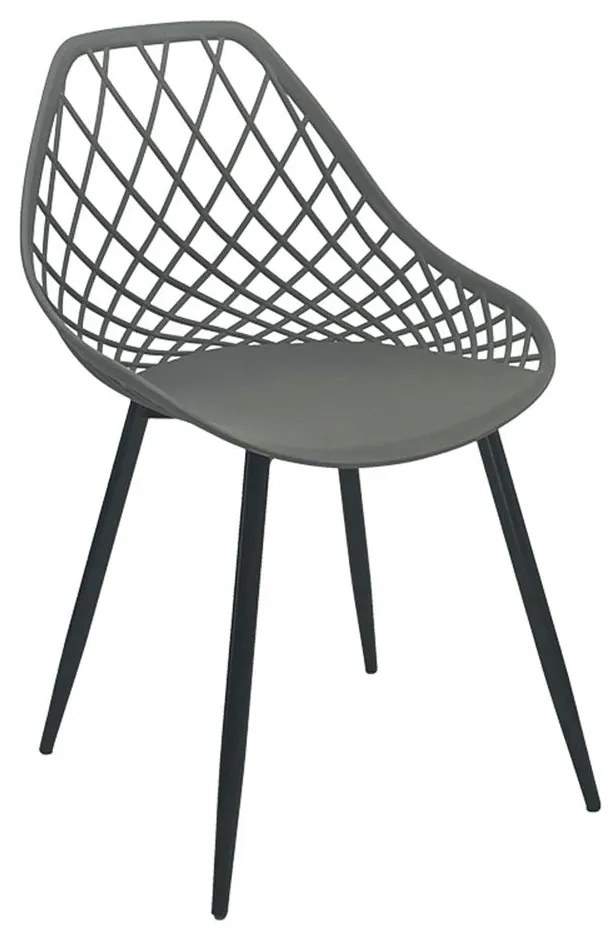 Καρέκλα Suan 326-000020 56x49x82cm Anthracite