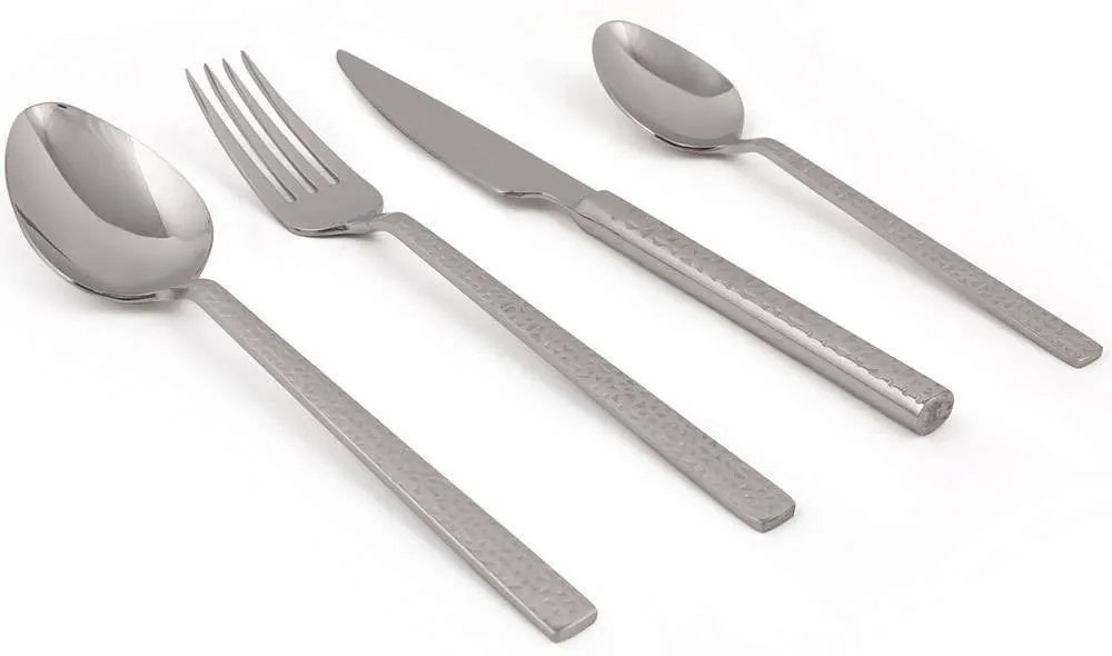 Μαχαιροπίρουνα Kristal (Σετ 24Τμχ) 960DYN1707 Silver Hermia 24 τμχ Stainless Steel