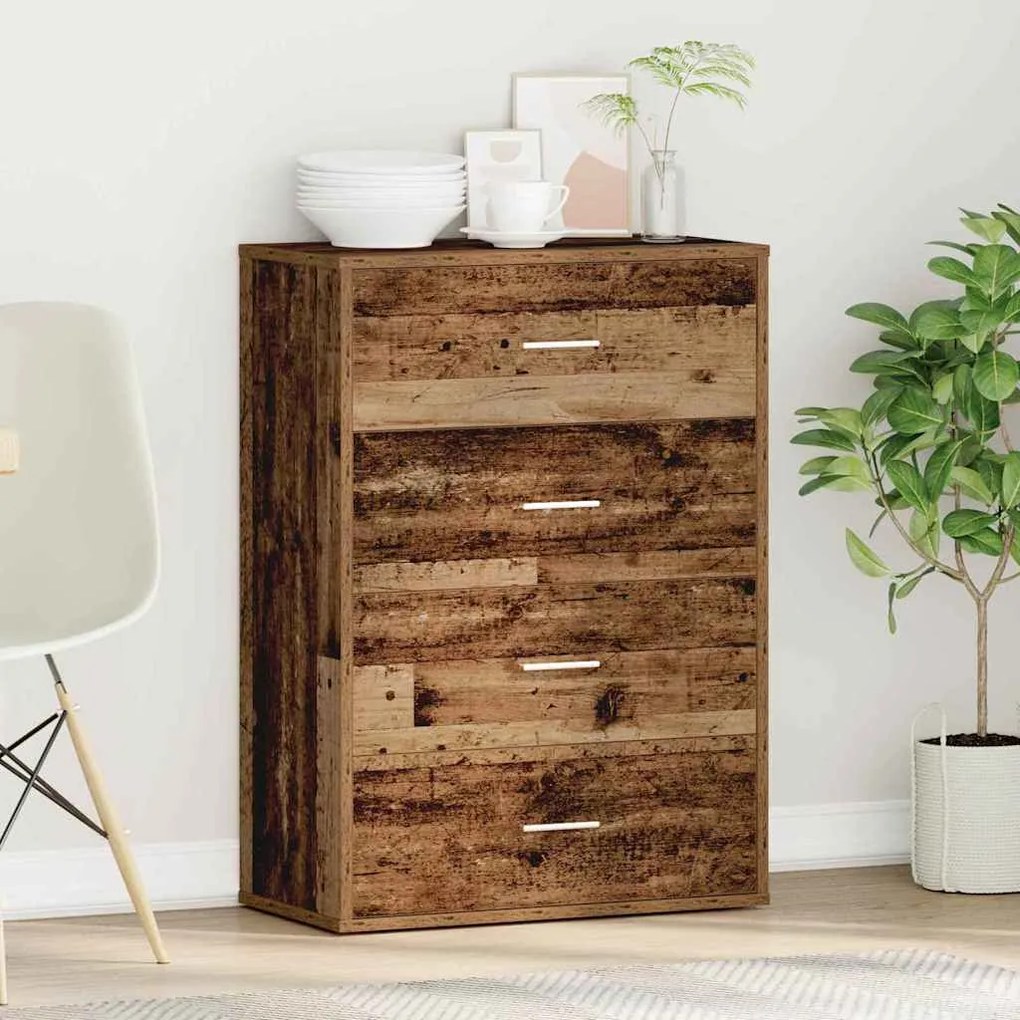 vidaXL Πλαϊνό γραφείο Παλαιό ξύλο 60 x 31 x 84 εκ Επεξεργασμένο ξύλο