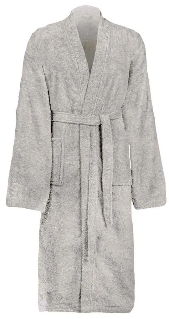 vidaXL Μπουρνούζι KINN Γκρι XXXL Βαμβάκι