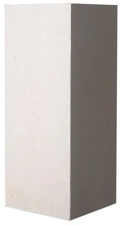 Γλάστρα Πήλινη Κάθετη Rocky Γκρι Ανοιχτό M 27x27x60 εκ. B-8050-8 Supergreens-B-8050-8-Γκρι B-8050-8