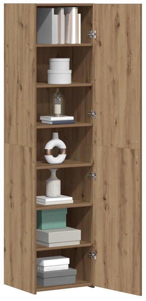 vidaXL Καρυδιά 45x42.5x185 εκ Επεξεργασμένο ξύλο