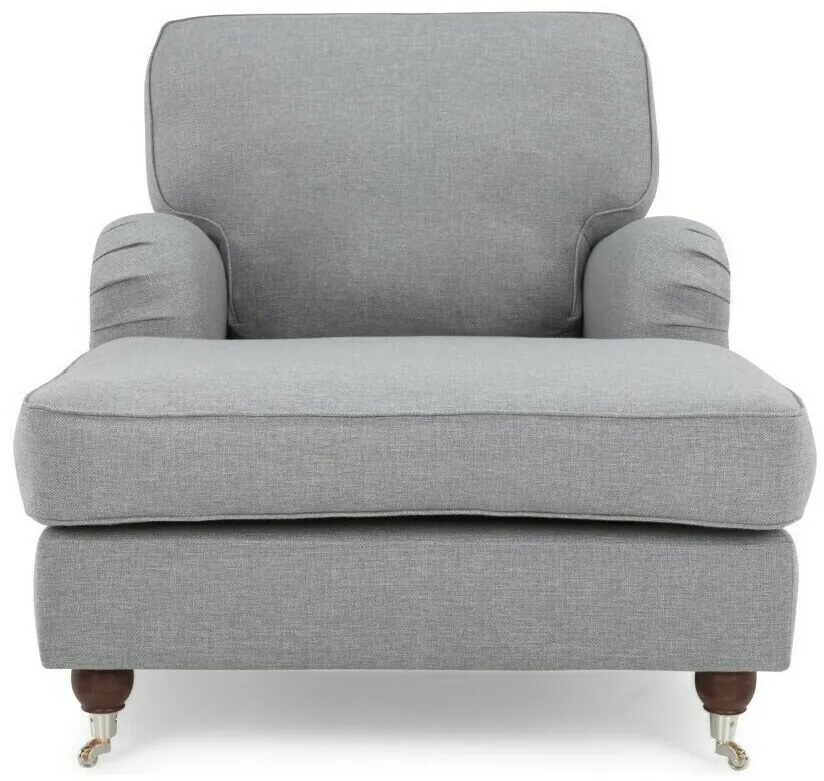 Ανάκλινδρο Bloomington A111, Γκρι, 85x92x146cm, Ταπισερί, Πόδια: Μέταλλο, Ξύλο | Epipla1.gr