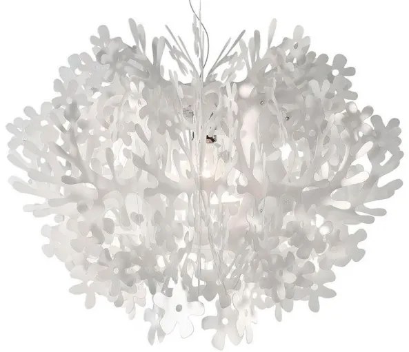 Κρεμαστό Φωτιστικό Οροφής 1xE27 Λευκό Φ76cm Fiorella FIOSM00WHT01T00000EU Slamp-FIOSM00WHT01T00000EU-Λευκό FIOSM00WHT01T00000EU