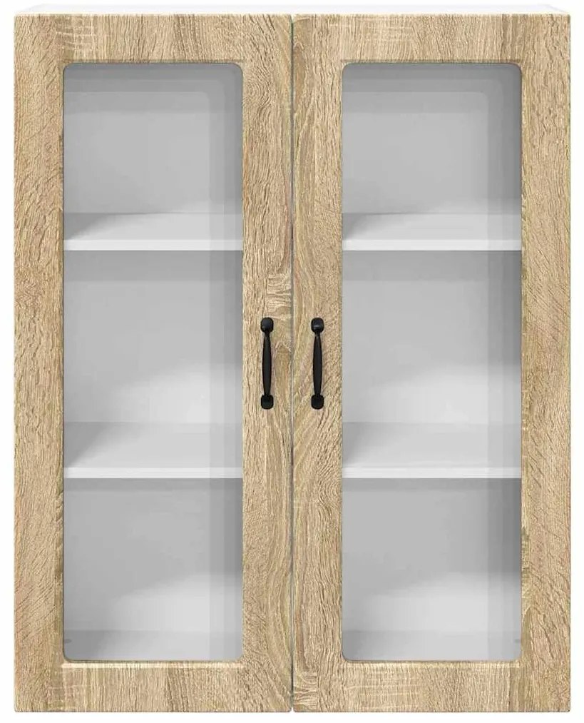 vidaXL Κρεμαστό ντουλάπι κουζίνας Δρύς Sonoma 80 x 31 x 100 εκ.