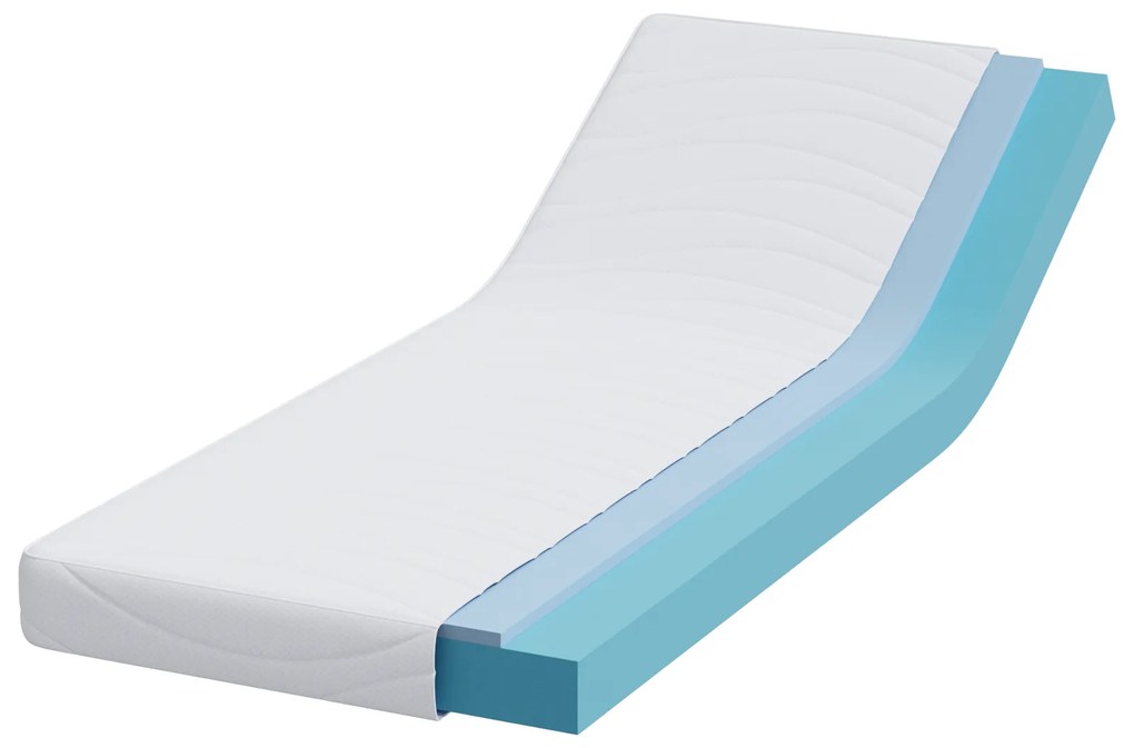 vidaXL Στρώματα Λευκό 70 x 200 cm 100% ύφασμα πολυεστέρα