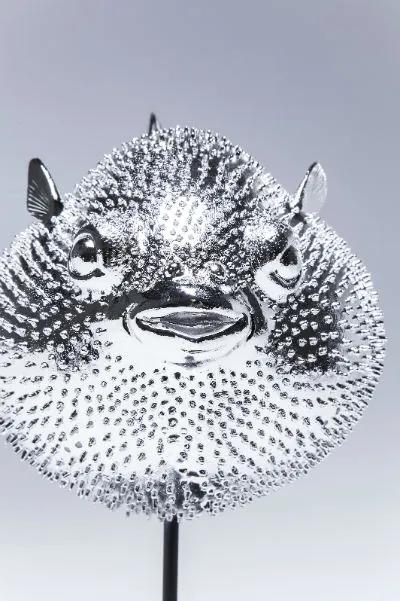 Διακοσμητικό Ψάρι Ασημί 23,5x16x28,5 εκ - Ασημί