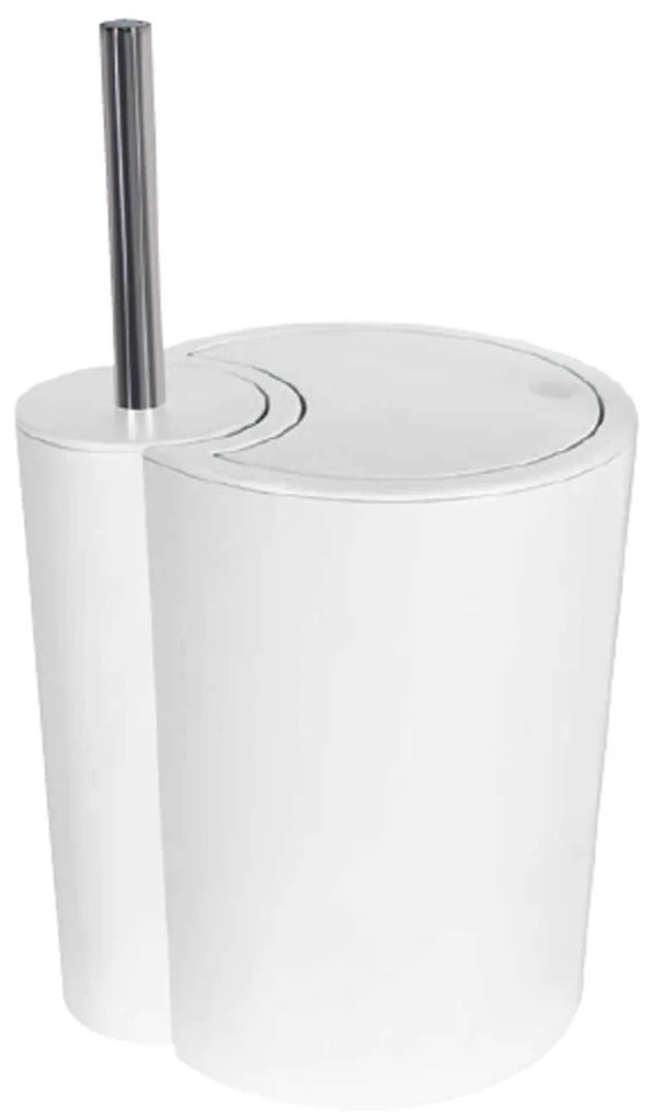 Πιγκάλ Με Κάδο Sun &amp; Moon 03201.001 White Spirella Plastic