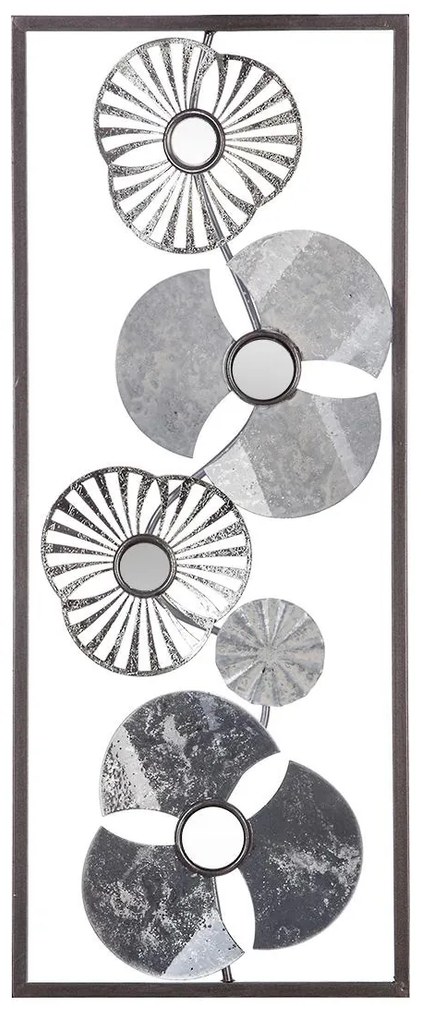 Διακοσμητικό Τοίχου (25x61) A-S Flower Silver 148279C