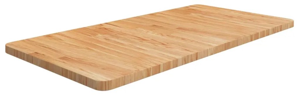 vidaXL Πάγκος Μπάνιου Ανοιχτό Καφέ 100x50x2,5 εκ. Επεξ. Μασίφ Ξύλο