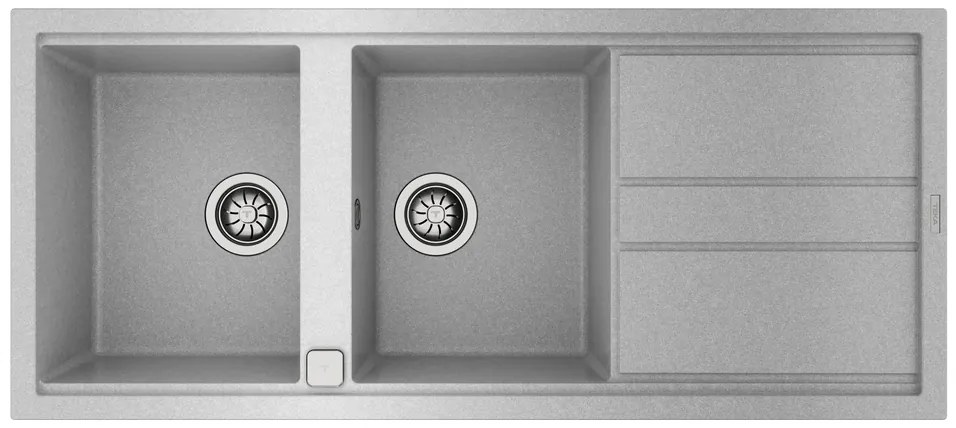 TEKA NOVA 80 B-TG 2B 1D Ένθετος Γρανιτένιος νεροχύτης Stone Grey Μ116xΠ51εκ