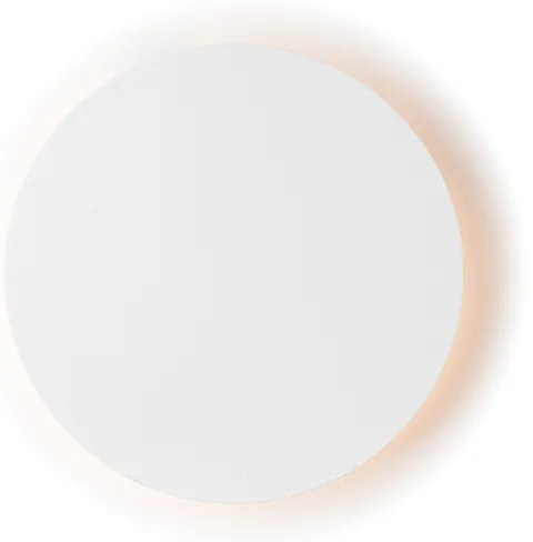 Φωτιστικό Επίτοιχο Aca ZM1710LEDWW ECLIPSE Λευκό (White) 3000K