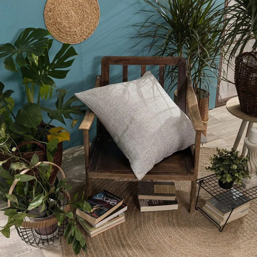 Μαξιλάρι Διακοσμητικό (Με Γέμιση) Savona 04 Grey Teoran 65Χ65 Cotton-Polyester