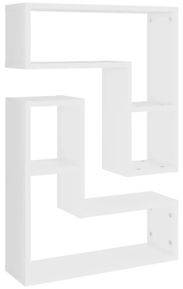 Ραφιέρες Τοίχου 2 τεμ. Λευκές 50 x 15 x 50 εκ. από Μοριοσανίδα - Λευκό