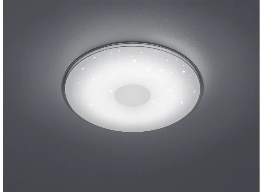 Πλαφονιέρα Φωτιστικό Οροφής LED 21,5W Λευκό Dimmer 3CCT Εφέ Shogun 628513001 Trio Lighting-628513001-Λευκό 628513001