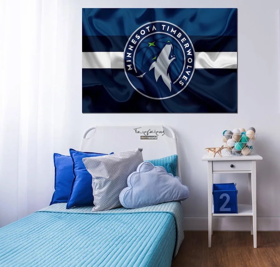 Πίνακας σε καμβά NBA Minnesota KNV904 45cm x 65cm