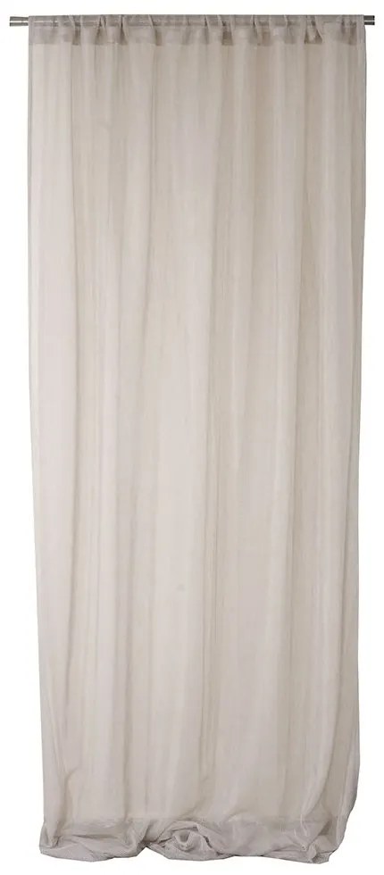 Κουρτίνα Mε Τρέσα 1060 Beige Viopros 140X270cm Πολυέστερ