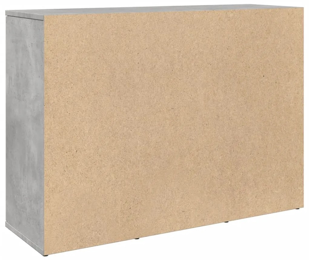 vidaXL Ντουλάπι Γκρι Σκυροδέματος 90,5x29,5x65 εκ. Επεξεργασμένο Ξύλο