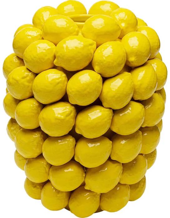 Vase Lemon Juice 40cm - Κίτρινο