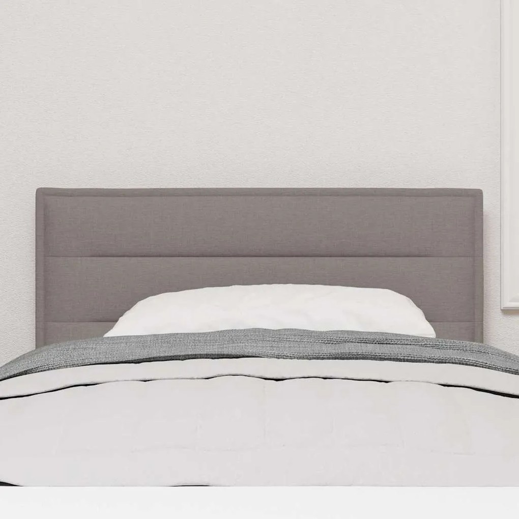 vidaXL Κεφαλάρι Ρυθμιζόμενο Ύψος με κεφαλάρι Taupe 90 cm ύφασμα