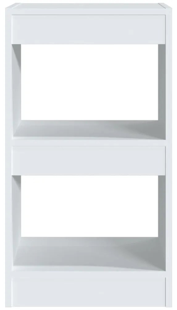 vidaXL Βιβλιοθήκη/Διαχωριστικό Χώρου Λευκό 40x30x72 εκ. Επεξ. Ξύλο