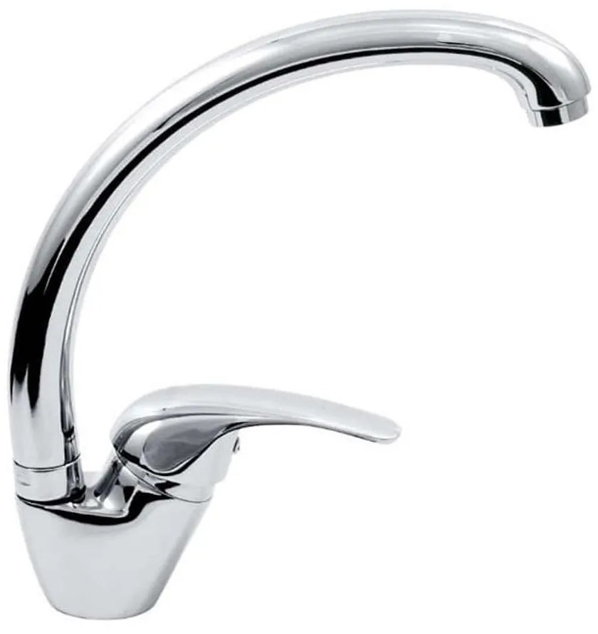 Μπαταρία Κουζίνας Λοξή Vasto BVA4A Chrome Ferro Metal