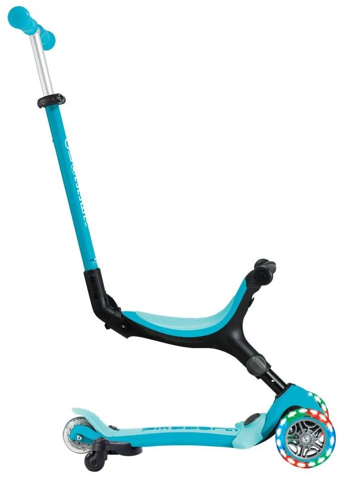Globber Scooter Foldable Go.Up Active Lights 360 Aqua
