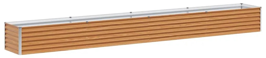 vidaXL Υπερυψωμένη Ζαρντινιέρα 390 x 50 x 36 εκ. Επικαλυμμένος Χάλυβας