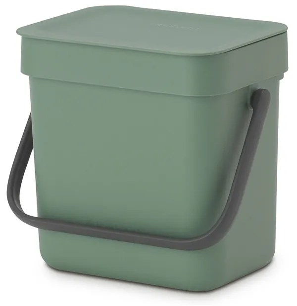 Brabantia 1003229 Πλαστικό Καλαθάκι Μπάνιου Sort&amp;Go 3L, Fir Green