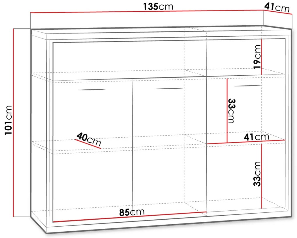 Μπουφές Mediolan AT07-Fusiko Special