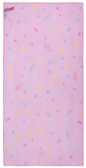 Beauty Home Πετσέτα θαλάσσης διπλής όψης παιδική Microfiber Αrt 2267 Ροζ