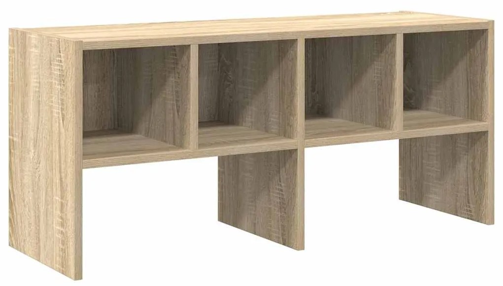 vidaXL Ράφι παπουτσιών στοιβαζόμενο Sonoma Oak 89,5x30x40 cm