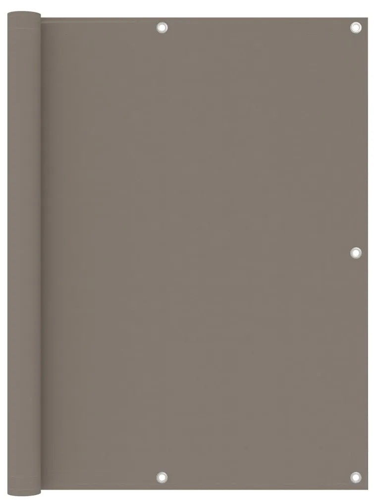 Διαχωριστικό Βεράντας Taupe 120 x 600 εκ. Ύφασμα Oxford