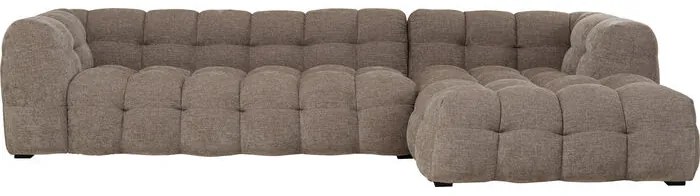 Corner Sofa Salamanca Light Brown Right 320cm - Καφέ