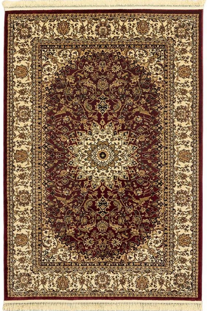 Χαλί Persia 1019 Burgundy Με Κρόσσι New Plan 133X190cm