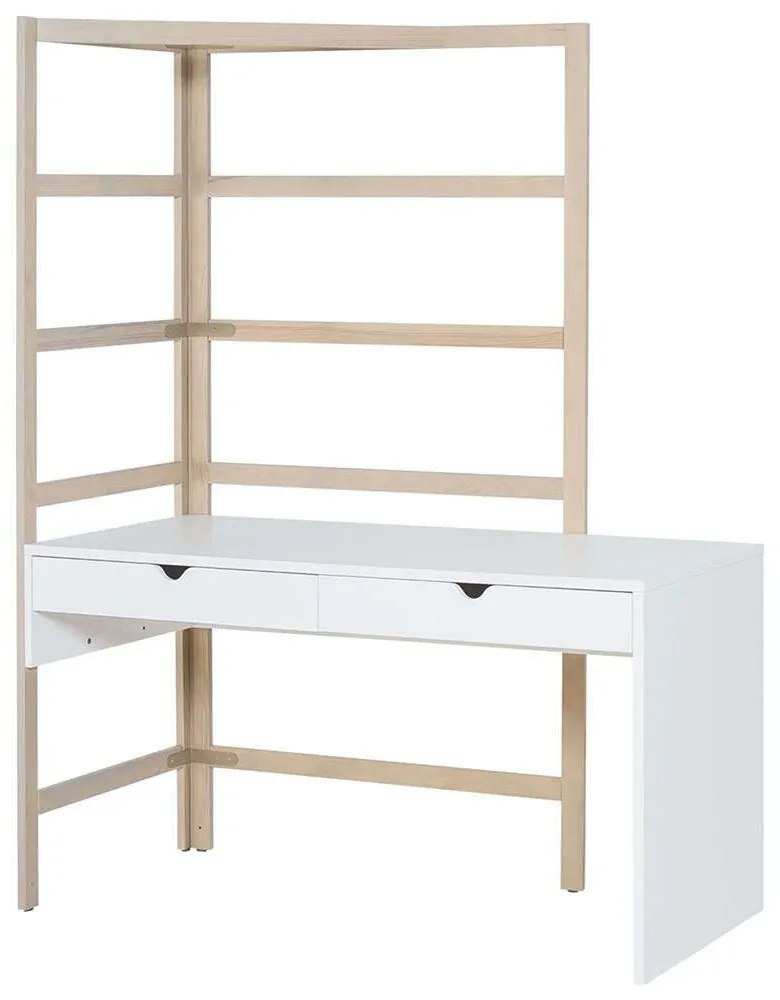 Γραφείο Stige 16756539 137x69x190cm Natural-White