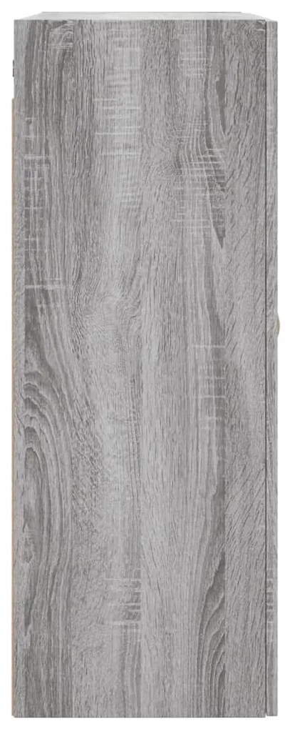vidaXL Ντουλάπια Τοίχου 2 τεμ. Γκρι Sonoma 69,5 x 34 x 90 εκ.