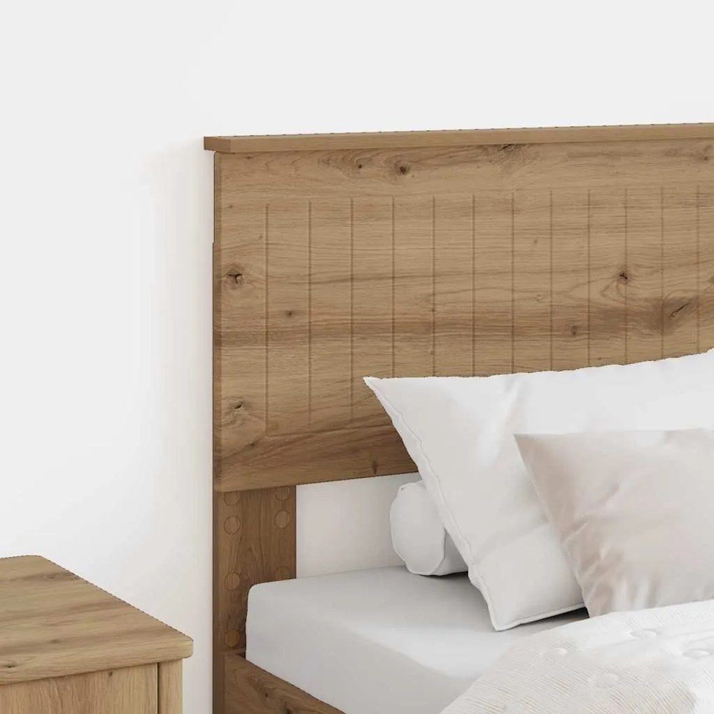 vidaXL Κεφαλάρι με κεφαλάρι Artisan Oak 80 cm Επεξεργασμένο ξύλο