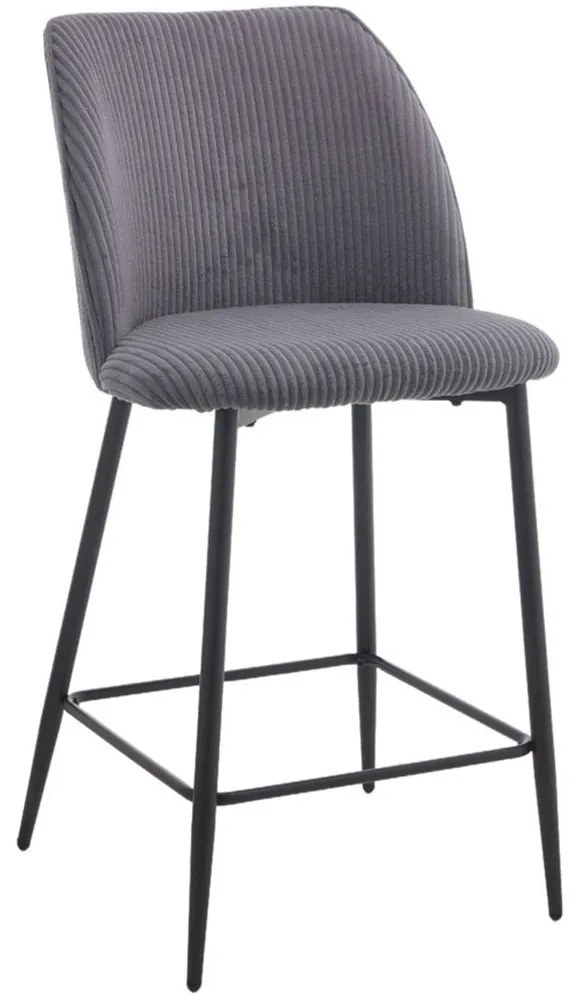 Σκαμπό Bar Muse 26-0082 50x54x98 Grey-Black