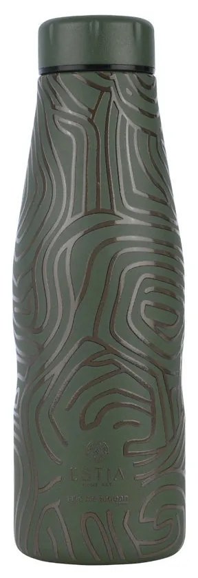 ESTIA ΘΕΡΜΟΣ TRAVEL FLASK SAVE THE AEGEAN 500ml OLIVE FLOW 01-31572