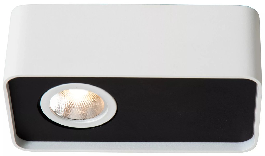 Φωτιστικό Οροφής Lucide 23975-05-31 ANGULAR Λευκό (White)|Μαύρο Ματ (Black Mat) 2700 K