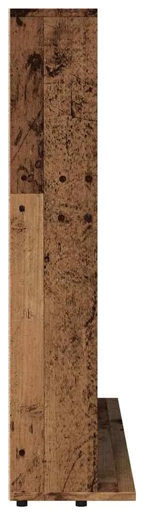 Ντουλάπι CD Παλιό ξύλο 100x23x89,5 cm Ξύλο μηχανικής κατασκευής - Καφέ
