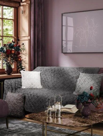 Ριχτάρι OBLONG GREY ριχτάρι-τριθέσιου-καναπέ-180-x-300-εκ