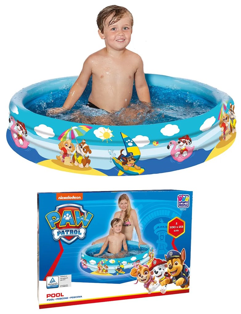 Πισίνα Φουσκωτή paw Patrol φ100cm Φ100x23cm Paw Patrol 16320 42-2757