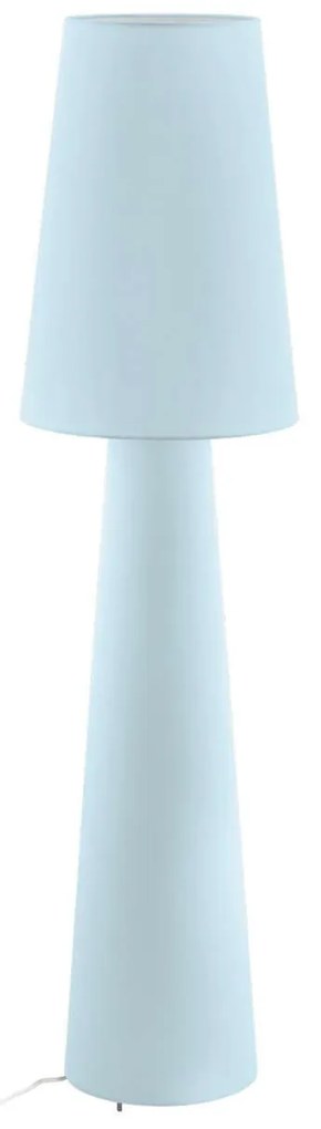 Φωτιστικό Δαπέδου 97434 Light Blue Carpara Eglo Ύφασμα,Πολυπροπυλένιο
