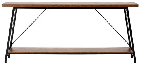 VEVOR Narrow Console Sofa Table Couch Table 2-Tier for Entryway & Living Room