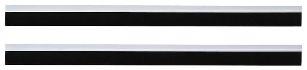 vidaXL Αυτοκόλλητες σφραγίδες πόρτας 2 pcs Λευκό 100 cm