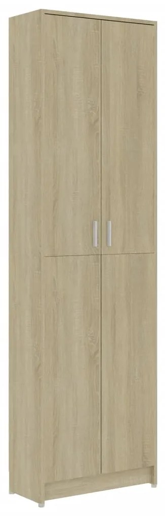 vidaXL Ντουλάπα Διαδρόμου Sonoma Δρυς 55 x 25 x 189 εκ. Επεξ. Ξύλο